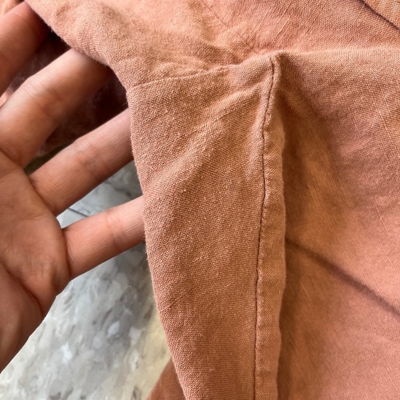 Hatch Venice Linen Blend Paper Bag Waist Pull On Pant sz 8-10 (Hatch 2) - Picture 7 of 15